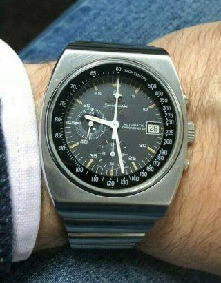 Vintage 1973 Omega Speedmaster 125 Chronograph Watch Lemania Cal.  1041 2