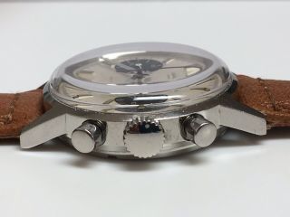 Vintage Sears Tradition Panda 7723 Poor Mans Heuer Carrera Chronograph 4