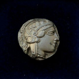 ,  Extra Ancient Greek Attica Athens 454 - 404 Bc Athena Owl Tetradrachm,