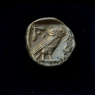 ,  EXTRA Ancient Greek Attica Athens 454 - 404 BC Athena Owl Tetradrachm, 2