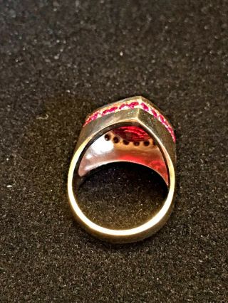 Vintage Y.  Gray Designs 6.  5Ct Ruby Spessertite 14k Yellow Gold Ring One Of A Kind 3