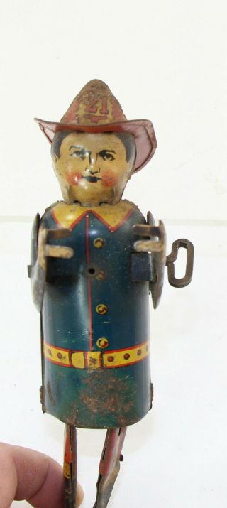 Marx Smokey Joe - Climbing Fireman - Parts Only - 1930s