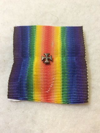 Maltese Cross Attachment For Wwi Victory Medal - Rare