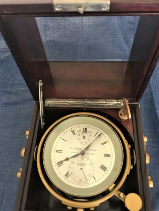 Rare Swiss made Ulysse Nardin Marine Chronometer 2