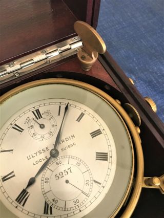 Rare Swiss made Ulysse Nardin Marine Chronometer 4