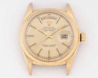 Vintage 1970 ' s Rolex 1803 Day - Date 18K President w/ Papers,  Booklet,  Tags,  Etc. 3