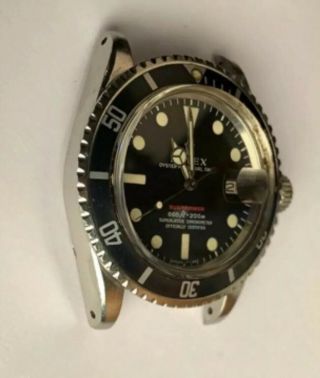 Vintage Rolex Red submariner 1680 From 1970 With Rare Punched Papers Full Set 5