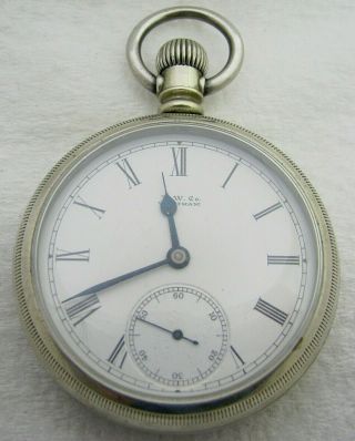 Antique 18s Waltham 7 Jewel Oresilver Pocket Watch