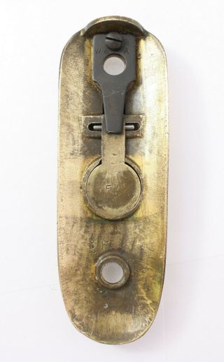 Lee Enfield No.  4 Brass Butt Plate with screws - Fazakerley England 2