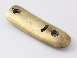 Lee Enfield No.  4 Brass Butt Plate with screws - Fazakerley England 6