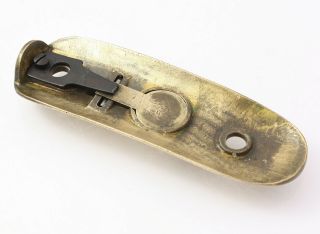 Lee Enfield No.  4 Brass Butt Plate with screws - Fazakerley England 7