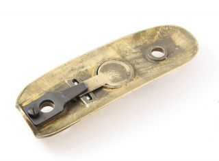 Lee Enfield No.  4 Brass Butt Plate with screws - Fazakerley England 8