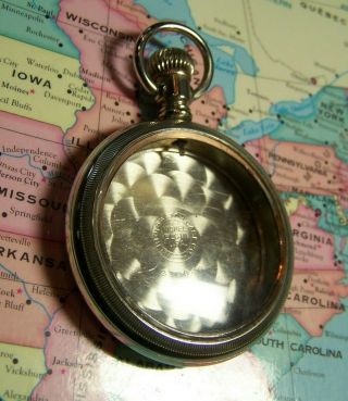 Antique American 16 Size Pocket Watch Case - - Glass Crystal