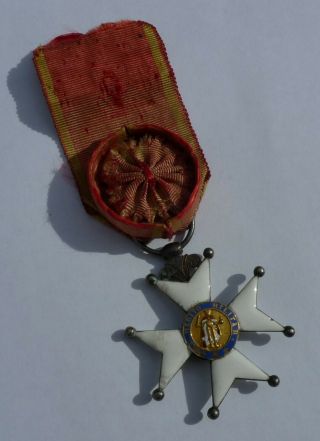 Antique Spain Spanish Royal Military Medal Order Of Saint Ferdinand Silver Gold