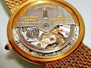 Vintage Rare Audemars Piguet Automatic Men ' s Watch Full Gold K2120 12