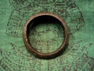 Ancient Ring Ayutthaya Kingdom 500 Years Old Bronze Thai Amulet Antique Rare