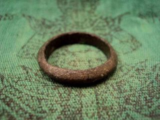 Ancient Ring Ayutthaya Kingdom 500 Years Old Bronze Thai Amulet Antique rare 2