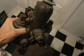 Antique Pat.  1915 Detroit Lubricator Brass Oiler Hit Miss Steam Engine Vintage 9