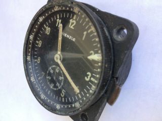 Vintage Kienzle 8 Tage Days 10 Steine WW2 German Borduhr Clock Luftwaffe Bo - Uk2 3