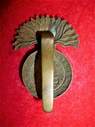 The Northumberland Fusiliers WW1 Brass Cap Badge 2
