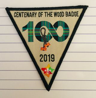 Centenary Of The Wood Badge 2019