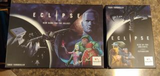 Eclipse Board Game With Rise Of Ancients Ship Pack Supernova Pulsar Nebula