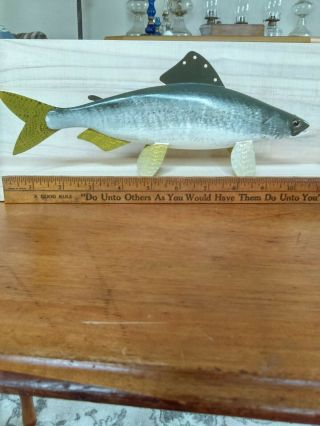 Carl Christensen commissioned set of 10 fish decoys 7