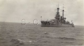 Wwi Or Wwii 1910s - 40s Org Large Rp - Us Navy Dreadnought - Battleship Uss York
