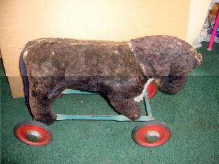Vintage Ride - On Toy Horse Child 