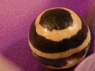 ANCIENT ETCHED AGATE 2 EYE PYU PUMTEK INDO TIBETAN GHOST EYE 