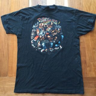 Vintage 1987 Harley Davidson 3d Emblem T - Shirt “party Animals” Size Xl