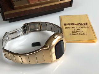 14kt Solid Gold Pulsar P3 led watch vintage perfectly 4
