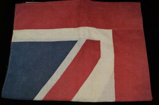 WW2 Era British Canadian Printed Union Jack Flag 31x48 Inches 3