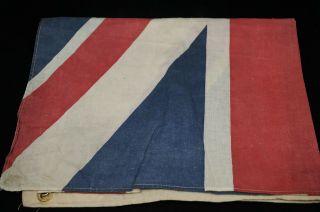 WW2 Era British Canadian Printed Union Jack Flag 31x48 Inches 5