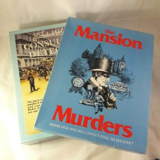 Sherlock Holmes Consulting Detective And Mansion Murders Board Games Complete