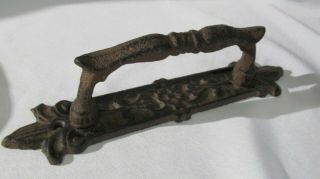 Heavy Door Handle Pull Cast Iron Vintage Style Door House Barn Gate Shed 9 "