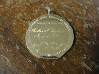 1905 14k Yg Medal In Memoriam Randolf Fairfax Kia Fredericksburg 1862 Civil War
