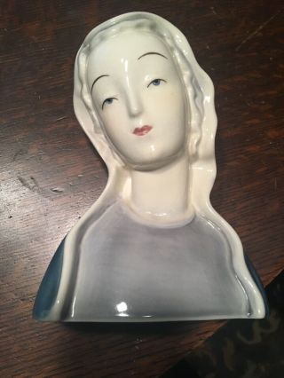Goldscheider Everlast Figurine - Madonna Virgin Mary Bust Serene Figure