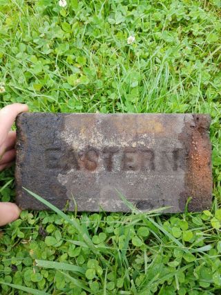 Very Rare Antique Brick Labeled “eastern” Writing