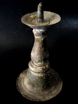 & Most Rare Ancient Bronze Candle Holder Price Don 