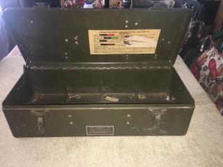Vintage Wwii Us Army Air Forces Case Mechanics Tool Box