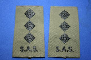 Rhodesian Rhodesia Army Sas Special Air Service Captain Rank Epaulette 