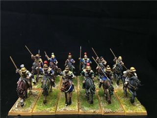 1/56 28mm Ancient Wab Dps Painted Greek / Macedonian Cavalry Gh1655