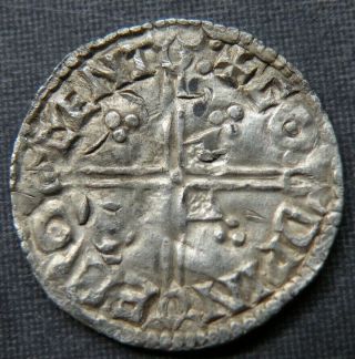 Medieval Silver Coin Anglo - Saxon 978 - 1016AD Cross Ancient Antique Aetheired II V 6