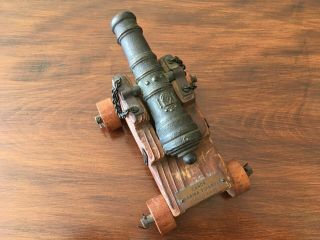 Antique and rare miniature cannon 18TH century Spanish Navy, 2