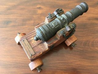 Antique and rare miniature cannon 18TH century Spanish Navy, 5