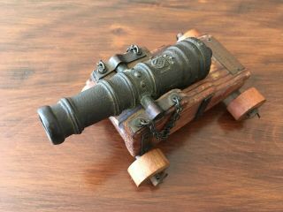 Antique and rare miniature cannon 18TH century Spanish Navy, 6