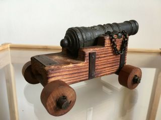 Antique and rare miniature cannon 18TH century Spanish Navy, 8