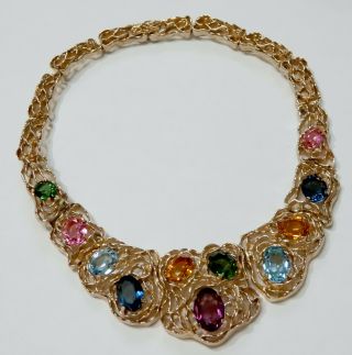 Vintage Panetta Crystal Necklace