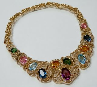 Vintage Panetta Crystal Necklace 3